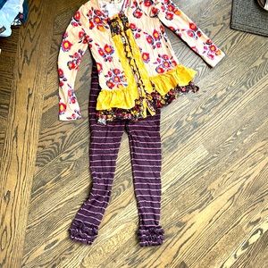 Matilda Jane top with leggings